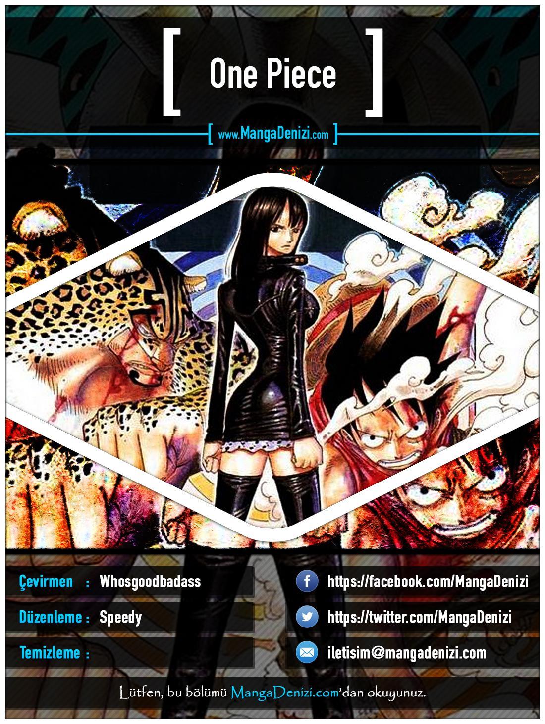 One Piece [Renkli] mangasının 0321 bölümünün 1. sayfasını okuyorsunuz.
