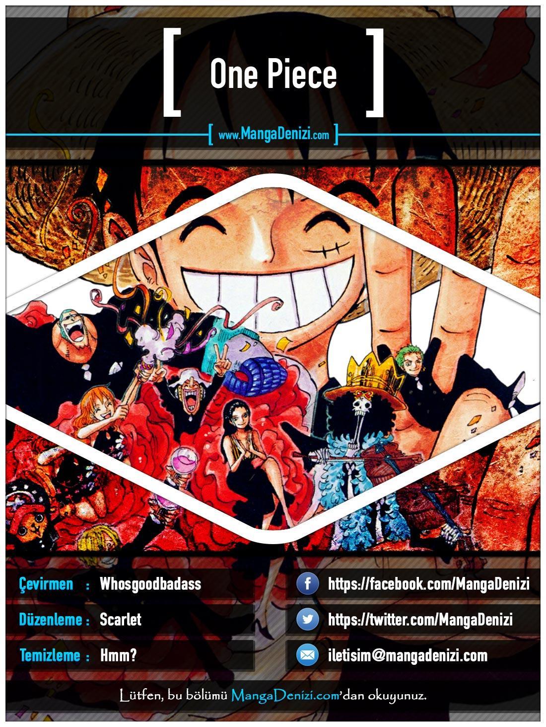 One Piece [Renkli] mangasının 0644 bölümünün 1. sayfasını okuyorsunuz.