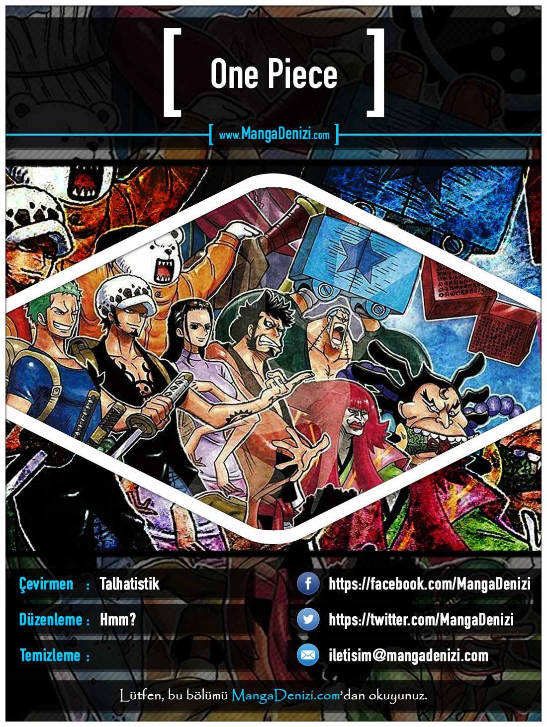 One Piece mangasının 0944 bölümünün 1. sayfasını okuyorsunuz.