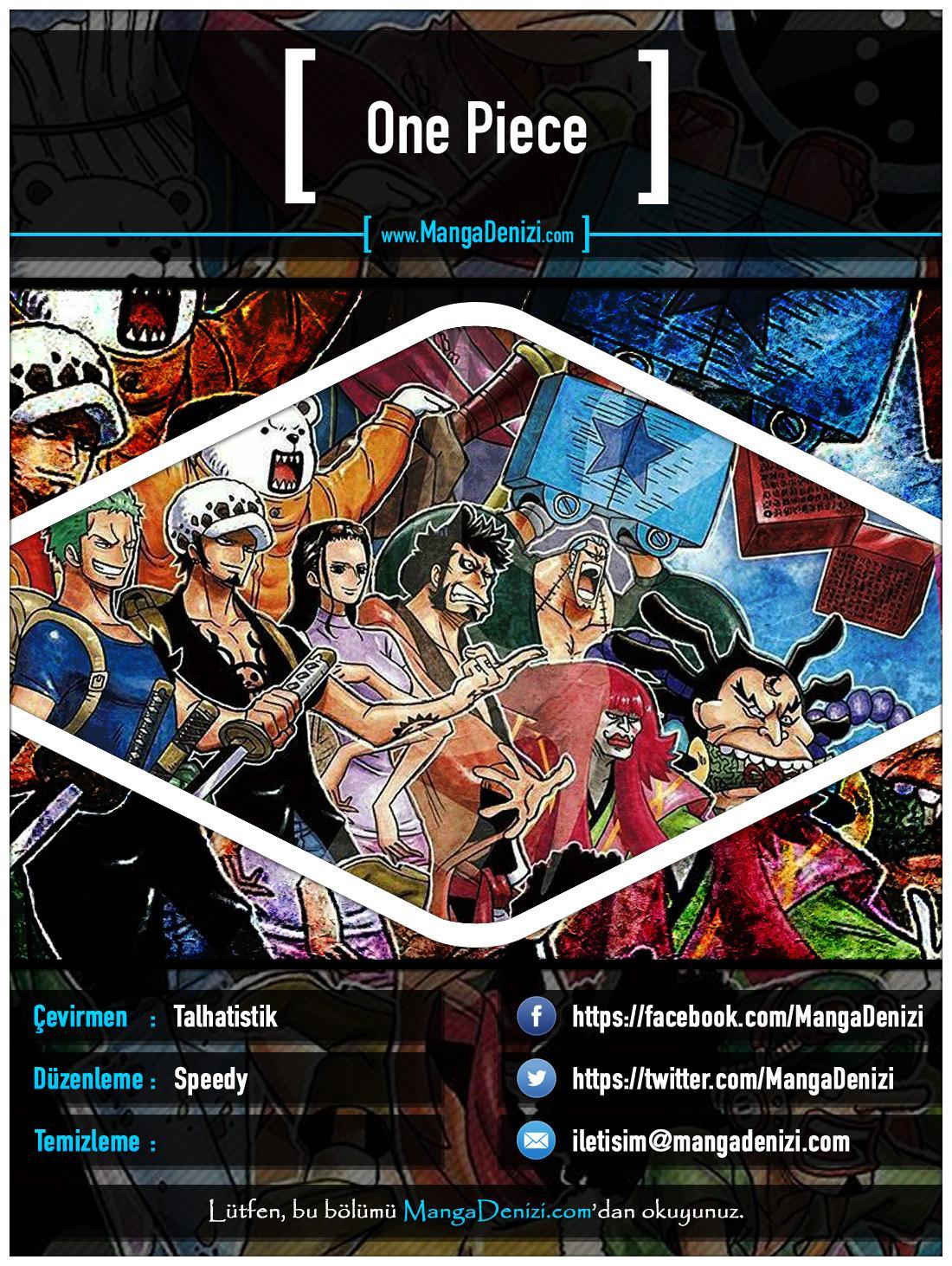One Piece mangasının 0946 bölümünün 1. sayfasını okuyorsunuz.